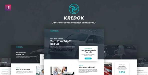 Kredok – Car Showroom Elementor Template Kit