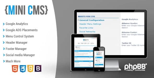 BBOOTS – Mini CMS system for phpBB