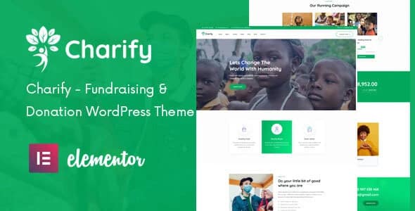 Charify – Fundraising & Donation WordPress Theme