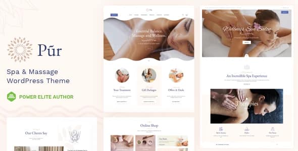 Pur – Spa WordPress Theme