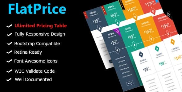 FlatPrice – WordPress Pricing Tables