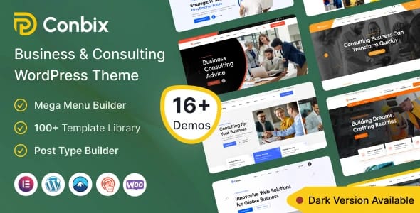 Conbix – Business Consulting WordPress Theme
