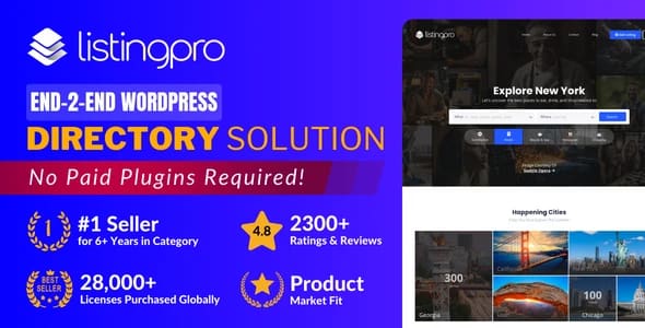 ListingPro – Directory & Listing WordPress Theme