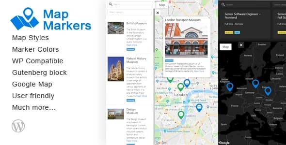 Map Markers – Multipurpose WordPress Plugin