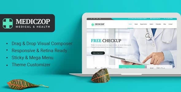 Mediczop – Responsive WordPress Theme