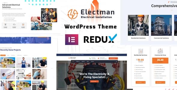 Electman – Electricity Services WordPress Theme
